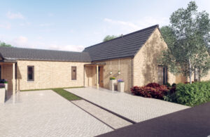 CGI of bungalow that Celtic Offsite is helping to build for Newydd Housing Association.